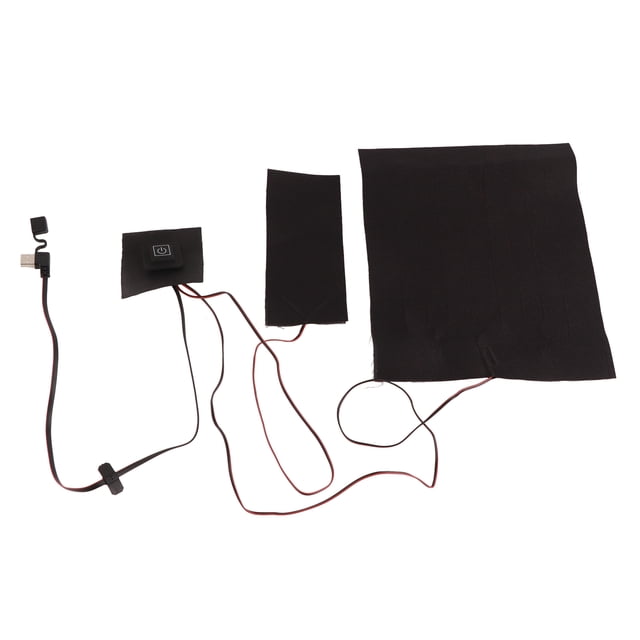 Electric Heated Pad, New 2 in 1 Heating Cloth Plus Large Intelligent Temperature Regulating Heating Piece Clothing Vest Electric Heating Piece Waterproof for Clothes Vest USB Powered