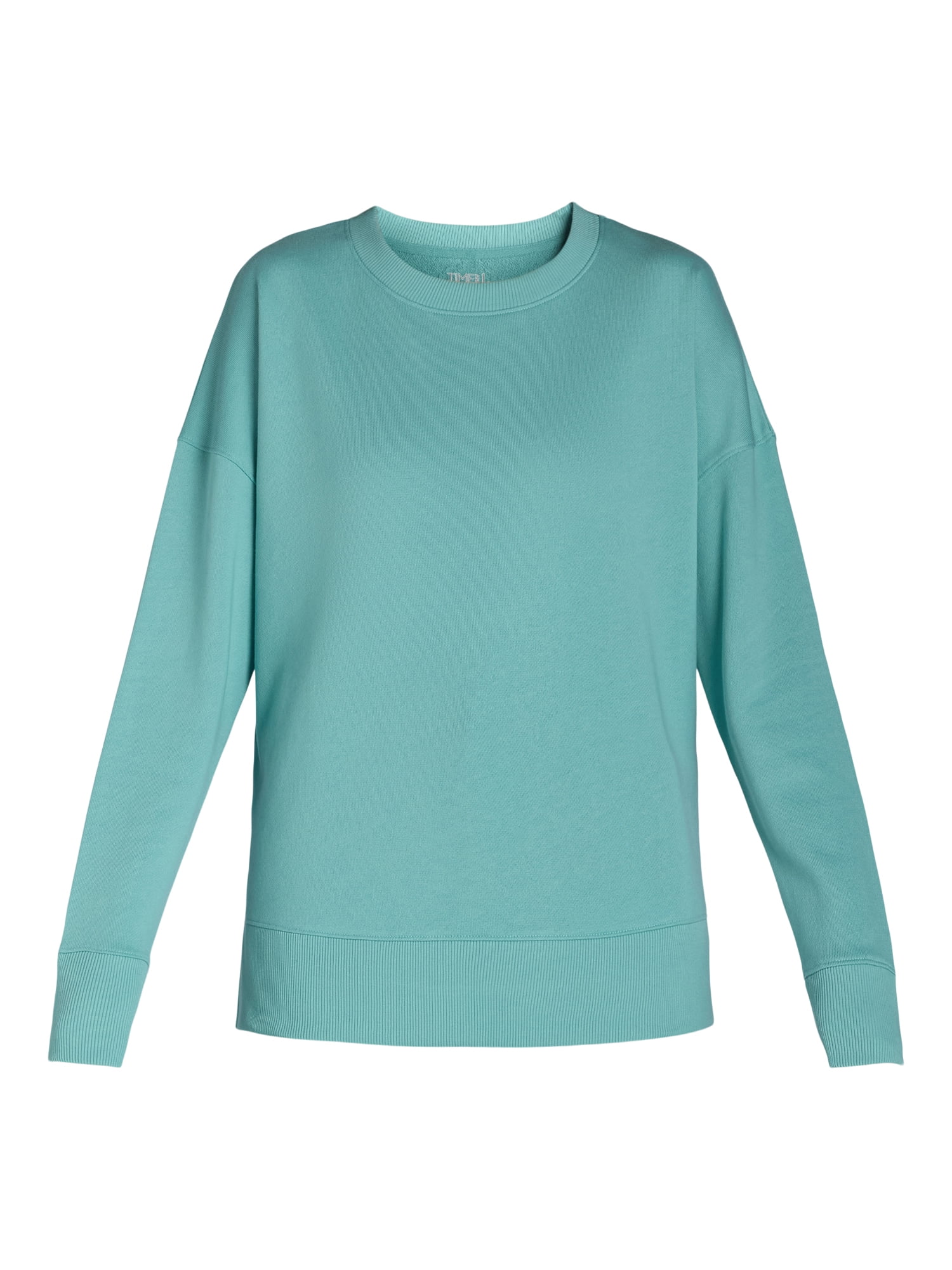 Time and Tru Women's Tunic Sweatshirt with High-Low Hem, Sizes XS -4X