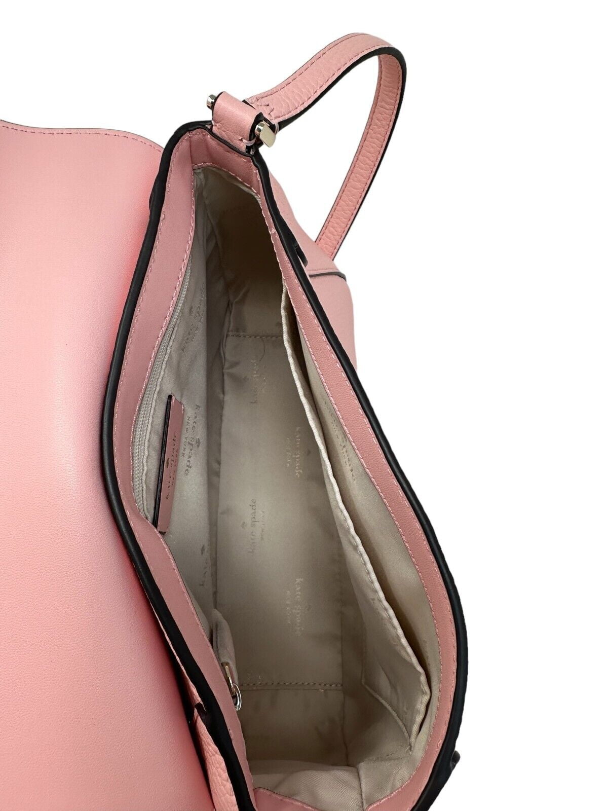 Kate Spade Monica Flap Tea Rose Pebble Leather Crossbody Bag KC465 $329