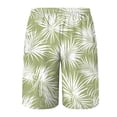 thumbnail image 4 of KPOPLK Men's Swim Trunks Quick Dry Beach Shorts Swimwear Bathing Suits Print Beach Casual Trouser Shorts(Light Green,XXL), 4 of 5
