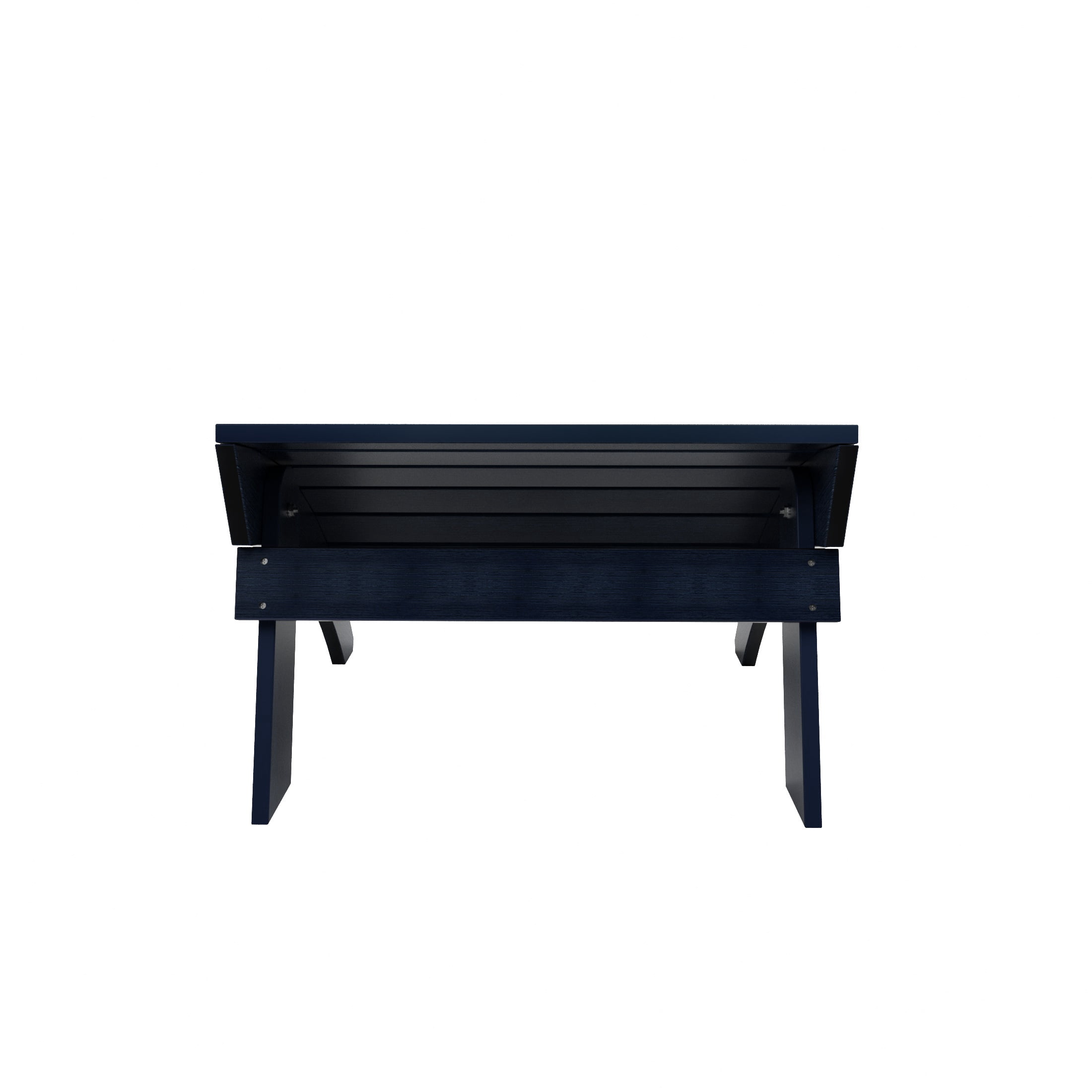 Outdoor Adirondack Chair Folding Ottoman, Navy