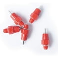 thumbnail image 3 of MEJOR 5 uds. Boquilla de agua Dispensador de alimento para pollos Suministros para aves de corral Tornillo para gallinas con estilo esquí esquí Gafas de esquí, 3 of 5