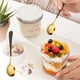 thumbnail image 5 of Cuchara de acero inoxidable con forma de sandía | Cuchara sopera redonda con mango largo para comer en casa y postres | Utensilio de cocina fácil de limpiar, 5 of 5