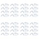 thumbnail image 1 of 32 Pares De Anteojos De Seguridad Protectores Laterales, Deslizamiento En Protector Lateral Transparente Para Gafas De Seguridad-Se Adapta A La MayoríA De Los Anteojos (M-L), 1 of 1