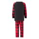thumbnail image 2 of Pijamas Para La Familia Camiseta Con Estampado De Alce Y Letras NavideñAs A Juego Con Pantalones A Cuadros, 2 of 4