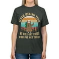 thumbnail image 3 of Sloth Hiking Team: We Will Get There When We Get There Tri-Blend T-Shirt, 3 of 4