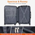 thumbnail image 4 of Set de equipaje YEMENREN Hardside Lightweight con ruedas giratorias, 4 of 7