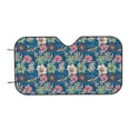 thumbnail image 6 of Lsque Colorful Flowers Car Windshield Sun Shade | Accordion Folding Style Auto Shade for Car Truck SUV Van | Blocks UV Rays Sun Visor Protector | Small, 6 of 7
