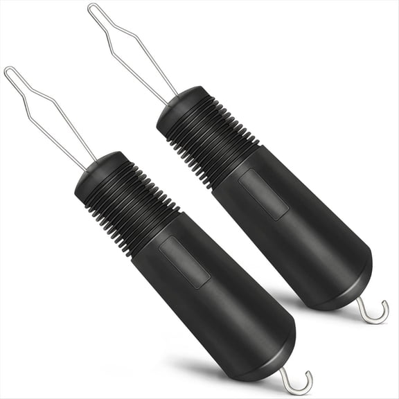 2Pcs Button Helper Tool with Non- Grips to Help with Shirts, Coats, Button Hook Aids for the Elderly and Arthritic