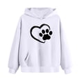 thumbnail image 3 of HAiming Kids Pullover Sweatshirts Printed Long Sleeve Hooded Loose Casual Shirts Fall Winter Workout Tops with Pockets, 3 of 7