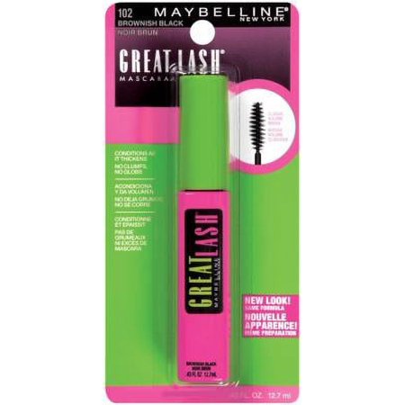 2 Pack - Maybelline Great Lash Washable Mascara, Brownish Black [102], 0.43 oz