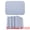 Ice Blue, variant on Unique Bargains 4Pcs Faux Leather Table Decor Placemats Silver Gray 17.7x11.8inch