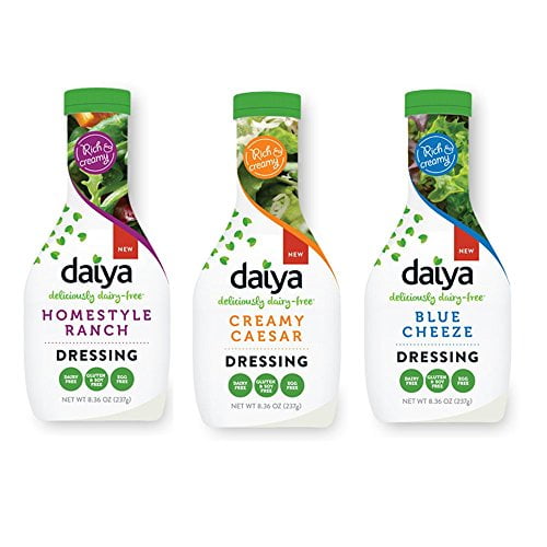 Daiya Salad Dressing Variety Pack, Dairy Free Homestyle Ranch