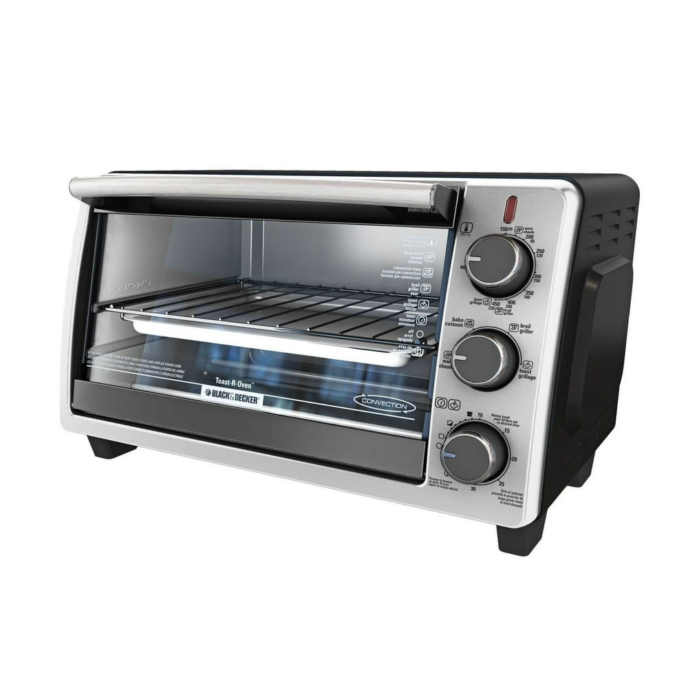 BLACK+DECKER 6Slice Toaster Oven, Black, TO1950SBD