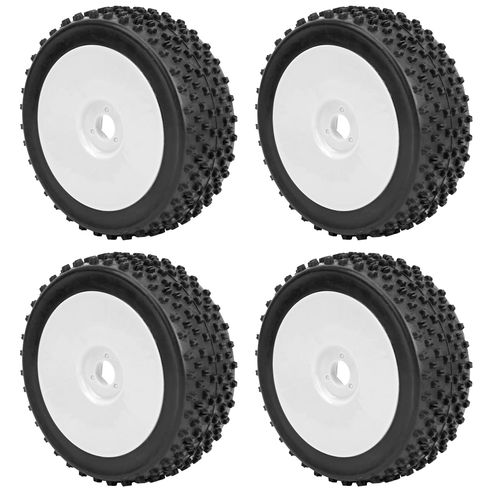 Greensen RC Rubber Tire, RC Car Tire, Practical RC Accessories Rubber&Plastic Black For MT HPI Savage