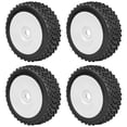 thumbnail image 1 of Greensen RC Rubber Tire, RC Car Tire, Practical RC Accessories Rubber&Plastic Black For MT HPI Savage, 1 of 8