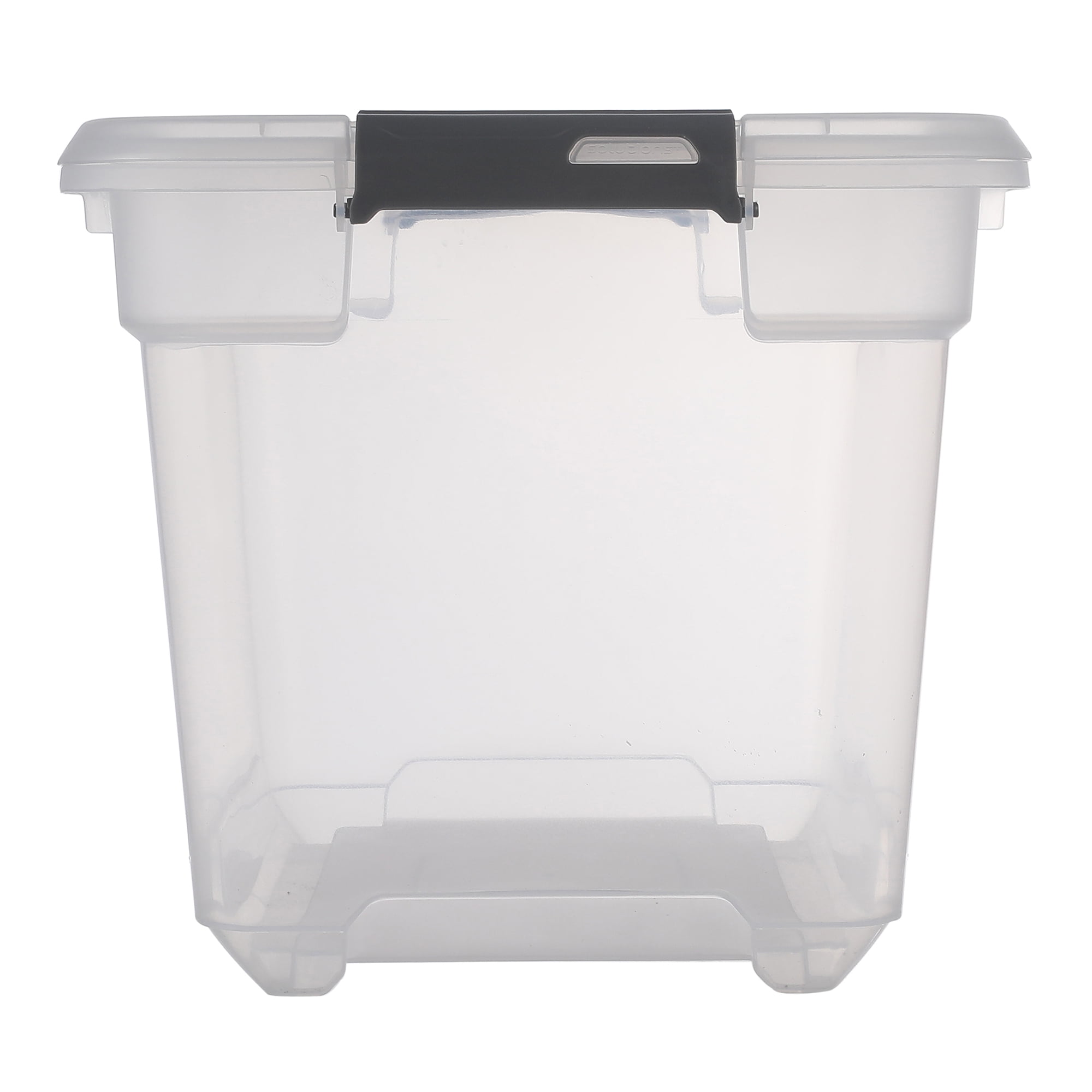 Ezy Storage 12 Pack Solutions Line 1.27 Qt Clear Plastic Storage