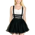 thumbnail image 2 of Littleforbig Mesh Overall Skirt Romper - Heartbreaker Jumper Skirt 2X-Large Black, 2 of 5