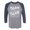 Navy/Grey, variant on Please Please Please Unisex 3/4 Sleeve Baseball Raglan Tee
