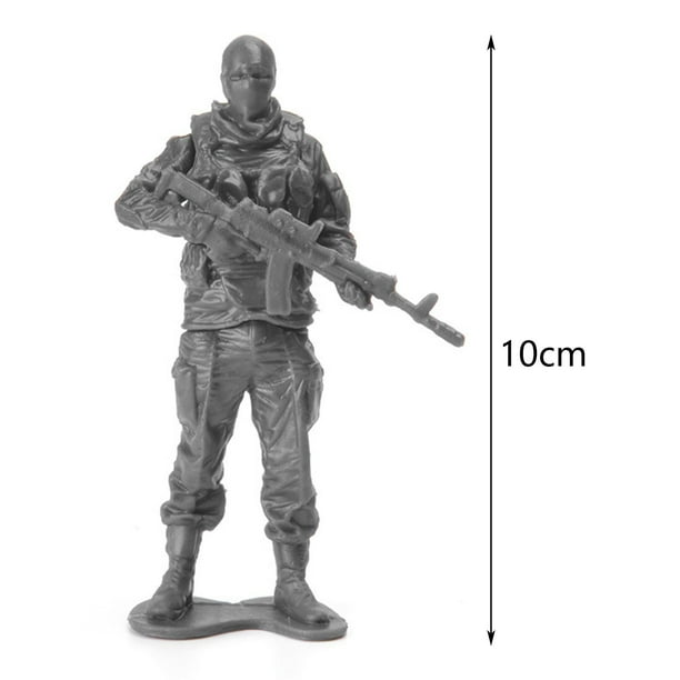 8 Pieces Soldiers Figurines Model Scenery Diorama Realistic Collection Toys  Action Figure Toy Soldiers Playset for Children Adults Boys Kids
