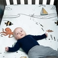 thumbnail image 3 of JumpOff Jo - Fitted Crib Sheet, Fits Standard Crib Mattress, Super Soft 100% Cotton, 28 in. x 52 in. - Octopus Treasure, 3 of 6