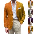 thumbnail image 2 of guisaled Mens Sport Coat Casual Slim Fit Blazer Jackets Two Button Notch Lapel Lightweight Suit Jacket Office Business Dressy Jackets, 2 of 3