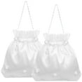 thumbnail image 1 of 1pc Satin Bride Bag Bags Bode Gift Bols, 1 of 6