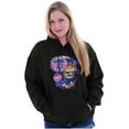 thumbnail image 4 of Airbrushed Dubble Bubble Blowing Up Unisex Plus Size Hoodie Brisco Brands 2X, 4 of 5