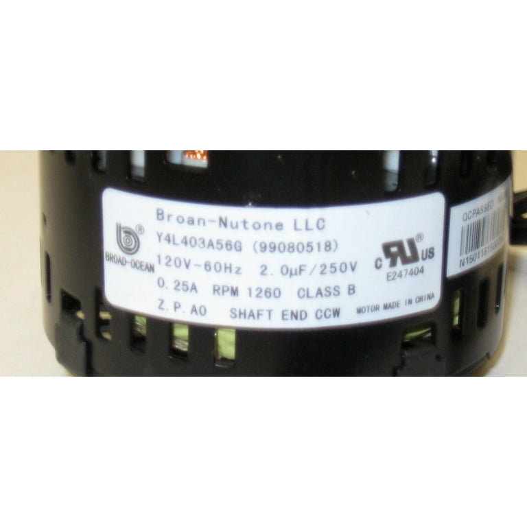 ボンボネロ Broan S99080518 Motor - Walmart.com