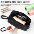 thumbnail image 4 of SharkTRUE Portable Dog Poop Bag Dispenser Pouch Leash Attachment Excluding Poop Bags, Pet Dispenser Bag Fabric Bag Holder Waste Light Poop, 4 of 9
