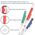 thumbnail image 3 of ONiLAB, Juego de 3 pipetas de laboratorio, 2 ml azul, 10 ml verde, 25 ml rojo, se ajusta a pipetas de pl&aacute;stico o vidrio, 3 of 7