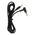 thumbnail image 1 of Replacement Sound Cord, Right Angle Plug 4.9ft Professional 3.5mm Connector Nylon Outer Layer Headphone Sound Cable  for Headphone Accessories, 1 of 8