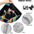 thumbnail image 7 of SCRAWLGOD Dachshund Paw Print Black Gaming Chair Cover with Armrest Cover, Anti-Dust Gaming Chair Cover Removable Computer Chair Slipcovers with Elastic Bottom Furniture Protection, 7 of 7