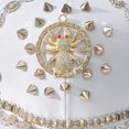 thumbnail image 3 of Hsqqdc Studded Baseball Cap with Spider Chain Rhinestone Hip Hop Hat, 3 of 7