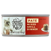 Special Kitty Mixed Grill Dinner Pate Wet Cat Food, 5.5 oz