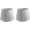 Linen White, variant on Royal Designs, Inc. Empire English Pleat Lamp Shade, BSO-724-16LNWH-2, 10.5 x 16 x 11, Linen White, Set of 2