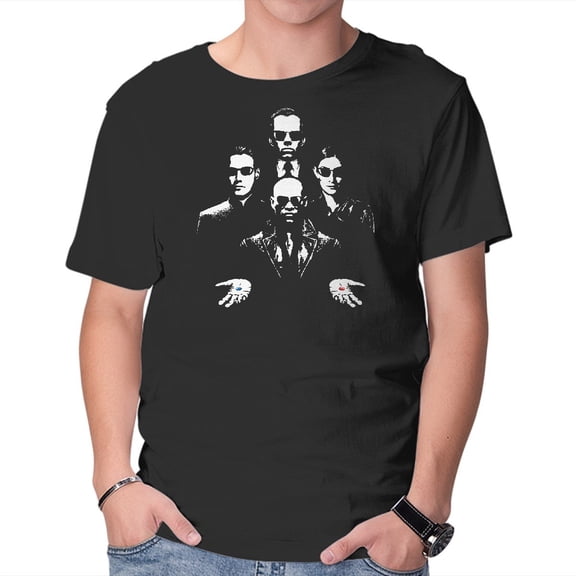 TeeFury Men’s Graphic T-shirt Virtual Rhapsody - Movie | Action | Black | Small