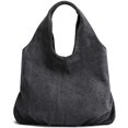 thumbnail image 1 of Bolso hobo para mujer, bolso de hombro de lona de algodón, bolso de mano con múltiples bolsillos, bolso diario informal Sincero  Hogar, 1 of 4