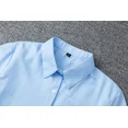 thumbnail image 3 of Japanese School Uniform Girl And Boy School Tops Short Long Sleeve Cotton Shirt Women Men Oversize XS-5XL Sky Blue Work Uniform, 3 of 5