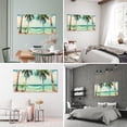 thumbnail image 3 of Cuadro Decorativo Canvas Revolution Playa Palmeras Y Hamaca Cuadro 120 x 60 cm, 3 of 5
