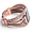 Pink, variant on Women's Handmade Beaded Boho Multilayer Wrap PU Leather Bracelet Strap Compatible with Apple Watch 38/40/41/42/44/45/46mm, Series 1-11,SE