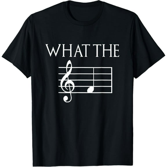 What The F Musical Note T-Shirt