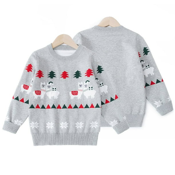 Generisch Pull De Noël Pour Enfants Garçons Filles Renne Bonhomme De