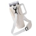 thumbnail image 2 of Water Bottle Carrier Bag Portable 40oz Bottle Holder with Handle Phone Pocket Adjustable Strap for Camping Picnic Travel Beach, 2 of 5