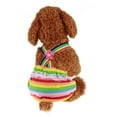 thumbnail image 4 of SPRING PARK Dog Cat Multicolor Stripes Female Physiological Shorts Doggy Kitten Underwear Pants Diapers Strip Design Tighten Strap Sanitary Briefs Panties for Puppy Kitty, 4 of 7