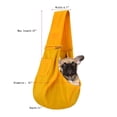 thumbnail image 2 of Fournitures pour Animaux Bandoulière Réglable Sac de Transport pour Chiot Sac Messager Portable, 2 of 7