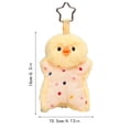 thumbnail image 3 of 6.3in Cute Animal Bean Bag Plush Toy, Soft Stuffed Squishy Doll with Adorable Expression, Portable Huggable Calming Toy for Stress Relief, Cuddling and Comfort, Perfect for Family,, 3 of 6