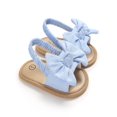 thumbnail image 2 of Luxsea Summer Baby Girls Shoes Non-Slip Canvas Bowknot Toddlers Newborn Infantil Sandals, 2 of 10