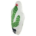 thumbnail image 2 of Northlight Cactus Plush Fleece Throw Pillow - 20" x 13" - White and Green, 2 of 4