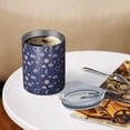 thumbnail image 3 of 12oz Coffee Tumblers Dark Blue Sun Moon Cloud Planet Pattern Stainless Steel Vacuum Insulated Travel Tumbler Coffee Cups Mug with Lid and Straw with Cleaning Brush for Cold & Hot Drinks, 3 of 5